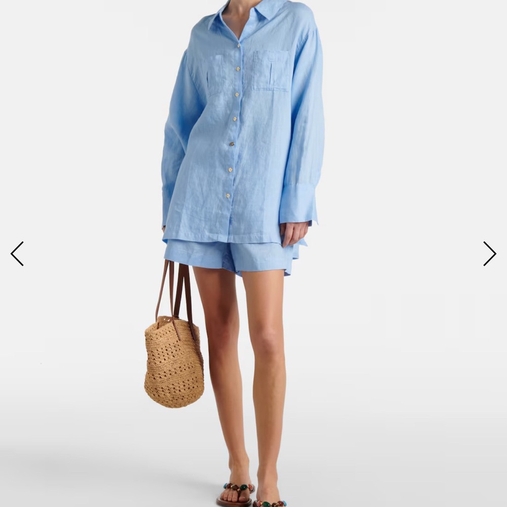 Heidi Klein Blue Swim Coverup